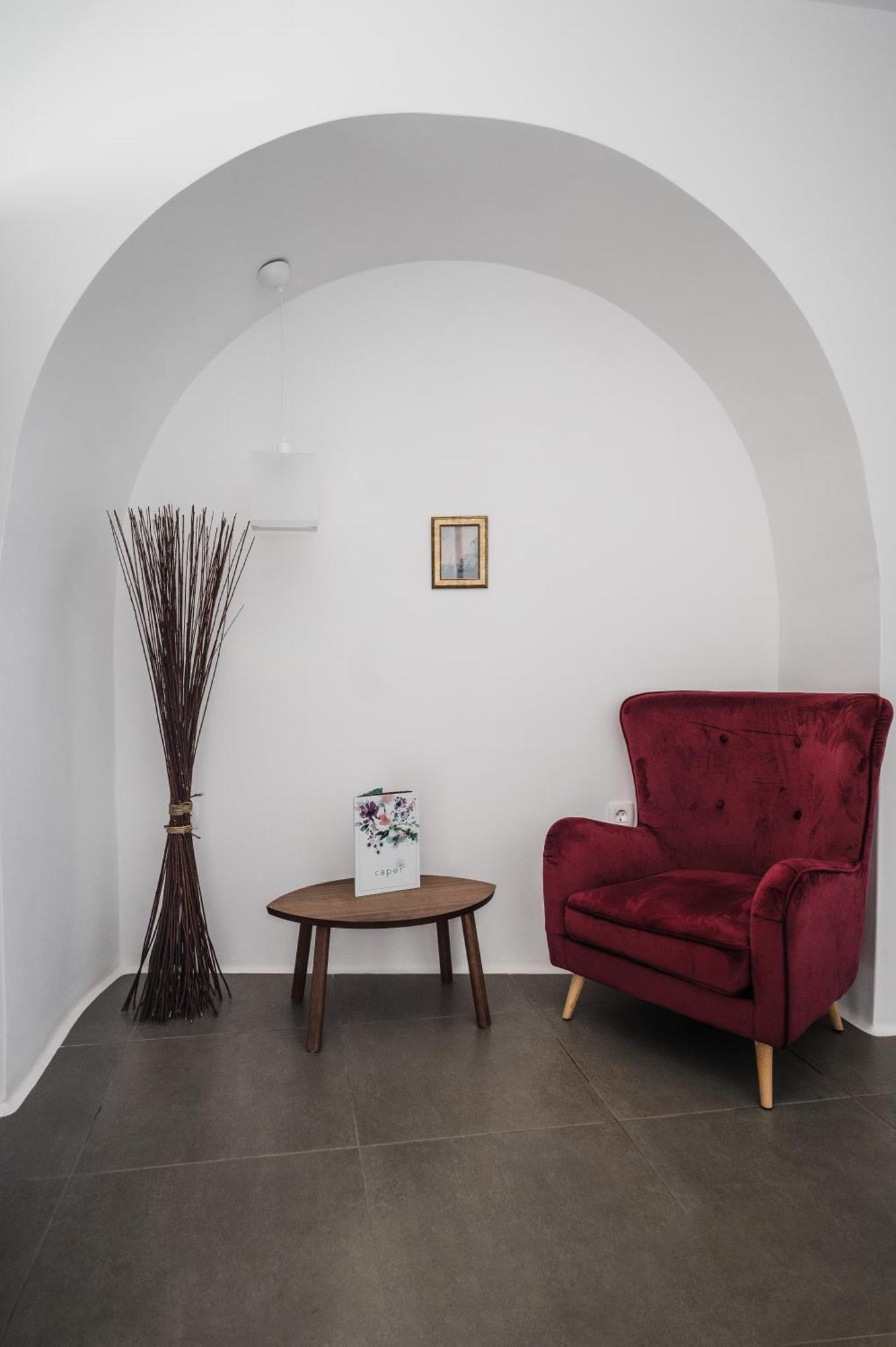 Amphitrite Suites Santorini Vóthon Rom bilde